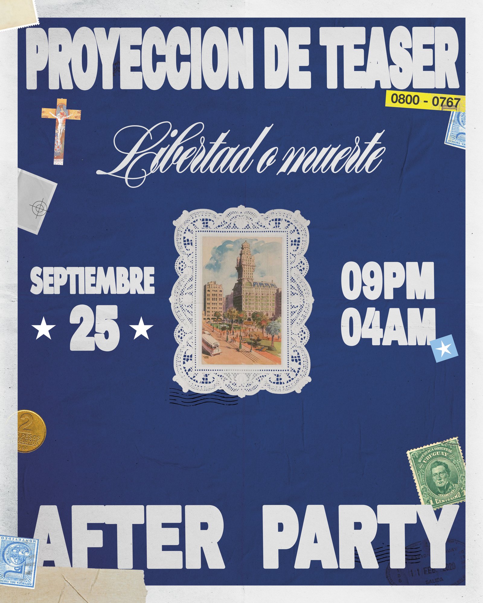 Flyer Libertad o Muerte