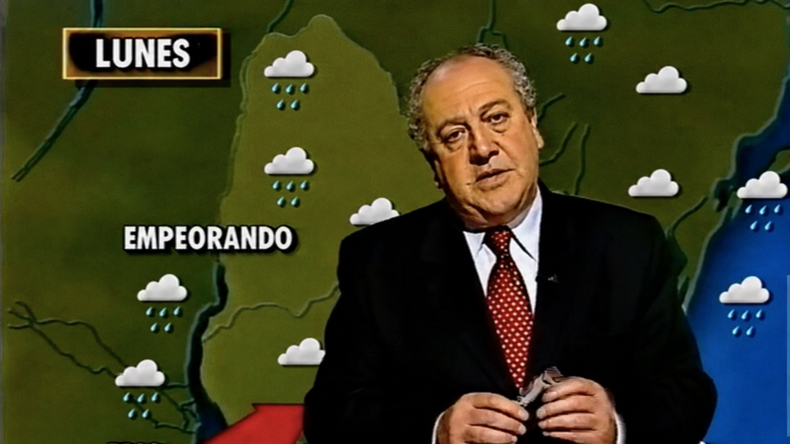 Pronóstico: lunes, empeorando